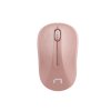 Natec optická myš TOUCAN/1600 DPI/Cestovná/Optická/Bezdrôtová USB/Biela-ružová