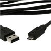 Kábel USB A Male/Micro B Male, 0.5m, USB 2.0, čierny