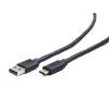 Kábel CABLEXPERT USB 3.0 AM na Type-C kábel, 1m