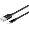 YCU 612 BK USB / lightning 2m YENKEE