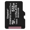 Kingston CANVAS SELECT PLUS/micro SD/512GB/100MBps/UHS-I U3 / Class 10