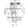 TB TV wall mount 37-70'', 35kg, max VESA 600x400