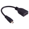PromiumCord Flexi adaptér HDMI Typ A samica - micro HDMI Typ D samec pre ohybné zapojenie