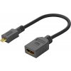 PremiumCord Flexi adaptér HDMI Typ A samice - micro HDMI Typ D samec pro ohebné zapojení