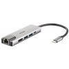 Rozbočovač D-Link DUB-M520 5 v 1 USB-C s rozhraním HDMI/Ethernet a funkciou Power Delivery