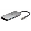 D-Link DUB-M610 Rozbočovač USB-C 6 v 1 s HDMI/čítačkou kariet/prívodom napájania