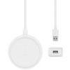 BELKIN 10W bezdrôtová nabíjačka so zdrojom a káblom, biela