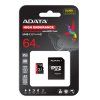 Adata High Endurance MicroSD 64 GB (Class 10, U3, V30) + Adaptér
