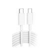 Rýchlonabíjací kábel USB-C / USB-C 3A, dĺžka 1m, biely