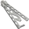 viceroy butterfly knife trainer belt cutter silver[1]