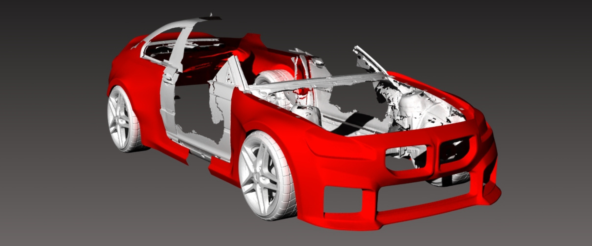 BMW E46 bodykit – v procesu