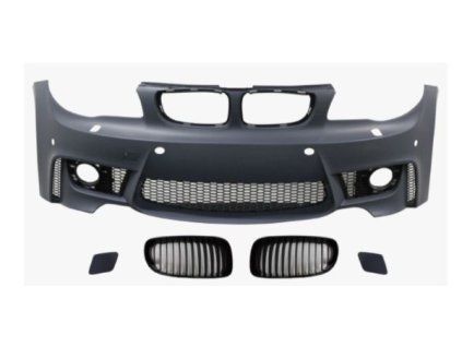 NÁRAZNÍK BMW E81 E82 E87 E88 04–11 MŘÍŽKA CHLADIČE PDC SRA 1M