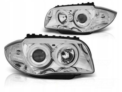REFLEKTORY BMW E87 E81 04–11 CCFL CHROME