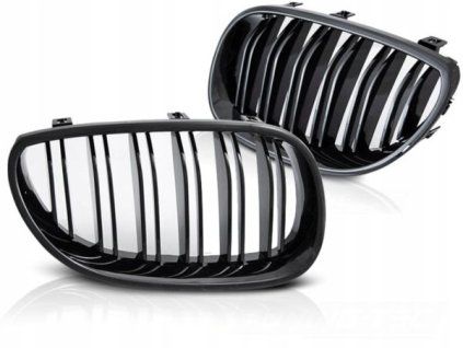 Mřížka chladiče pro BMW E60 E61 2003–2010, černá lesklá