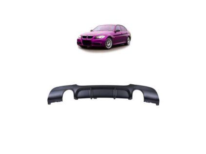 Zadní difuzér pro BMW E90 E91 2004–2011, matná černá