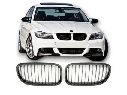 MASKA (LEDVINKY) PRO BMW E90 E91 08- LESKLÁ ČERNÁ
