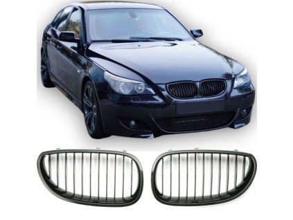 MASKA (LEDVINKY) PRO BMW 5 E60 E61 LESKLÁ ČERNÁ