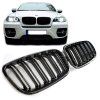 GRIL (LEDVICE) BMW E70 E71 DOUBLE M LOOK LESKLÝ ČERNÝ