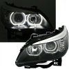 SVĚTLA ANGEL EYES BMW E60 E61 7/03–2/07 ČERNÁ LED