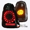 ZADNÍ LED SVĚTLA MINI COOPER 06–10 ČERNÁ