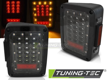 CHRYSLER JEEP WRANGLER JK 07-18 LED ČERNÉ