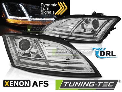 XENON HEADLIGHTS LED DRL CHROME SEQ fits AUDI TT 10-14 8Jwith AFS