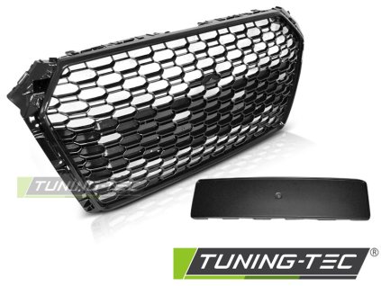 MASKA PŘEDNÍ SPORTOVNÍ LESKLÁ ČERNÁ PRO AUDI A4 B9 15-19