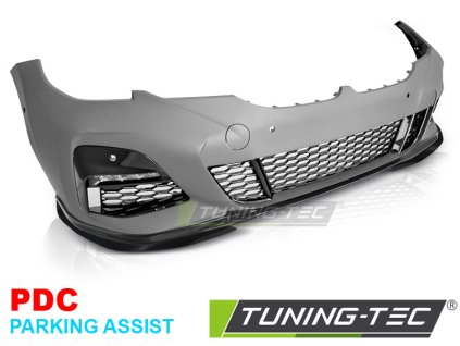 PŘEDNÍ NÁRAZNÍK PERFORMANCE STYLE PDC AP LESKOVĚ ČERNÝ PRO BMW G20/G21 19-22