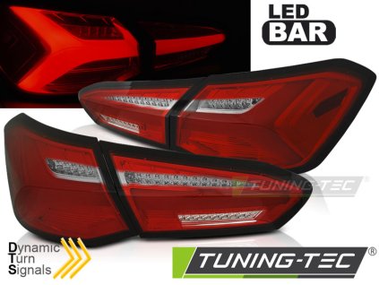 LED TAIL LIGHTS RED WHITE SEQ fits FORD FOCUS 4 18-21 HATCHBACK