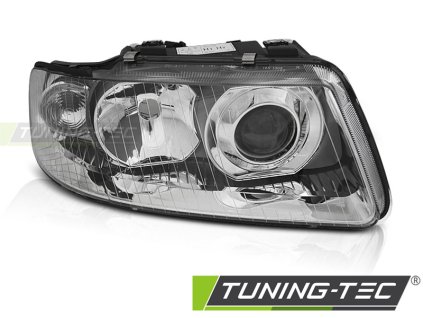 HEADLIGHT CHROME RIGHT SIDE TYC fits AUDI A3 8L 00-03