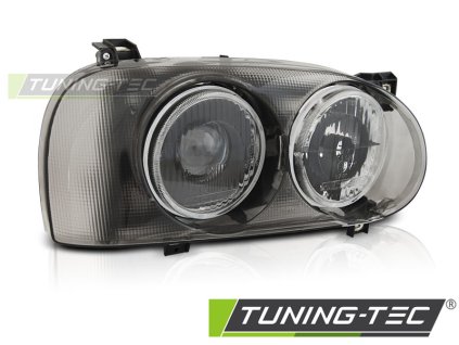 PRAVÉ KOUŘOVÉ SVĚTLOMETY TYC, pasují na VW GOLF 3 09.91-08.97