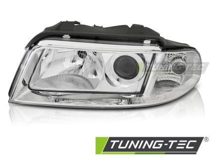 HEADLIGHT CHROME LEFT SIDE TYC fits AUDI A4 B5 99-00
