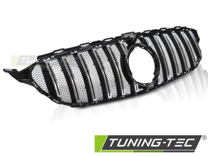 MŘÍŽKA SPORTOVNÍ ČERNÁ CHROMOVÁ pro MERCEDES W205 18-