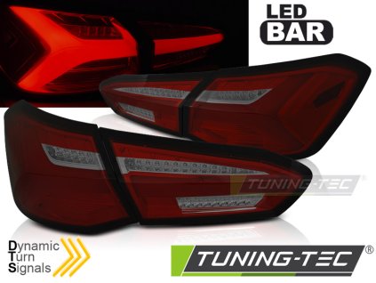 LED TAIL LIGHTS RED SMOKE SEQ fits FORD FOCUS 4 18-21 HATCHBACK