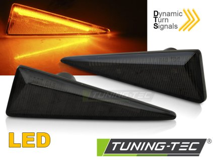 BOČNÍ SMĚROVÁ KOUŘOVÁ LED SVĚTLA SEQ pro RENAULT MEGANE MK2/ SCENIC