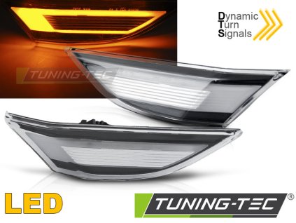 BOČNÍ SMĚROVÁ BÍLÁ LED SEQ pro PORSCHE 911 (991) CARRERA 11-15