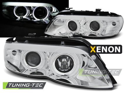 XENONOVÉ SVĚTLOMETY ANGEL EYES CHROM PRO BMW X5 E53 11.03-06