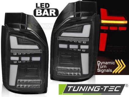 LED BAR TAIL LIGHTS BLACK SEQ fits VW T6,T6.1 15-24 OEM LED