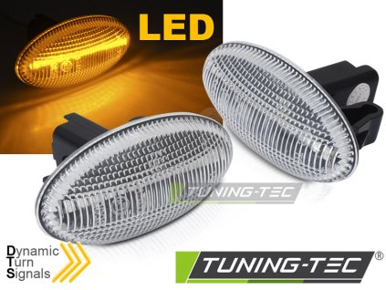 SIDE DIRECTION WHITE LED SEQ fits PEUGEOT 107 206 307 CITROEN C1 C2 C3 C4
