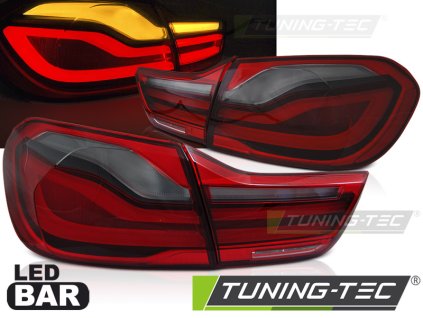 LED BAR TAIL LIGHTS RED SMOKE fits BMW F32/ F33/ F36 13-16