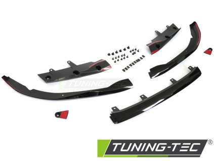 PŘEDNÍ SPOILER PERFORMANCE GLOSSY ČERNÝ PRO BMW G22 G23 20-