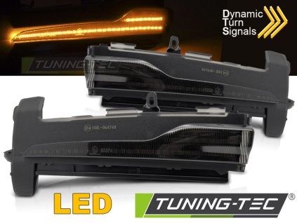 BOČNÍ SMĚROVÉ ZRCÁTKO, KOUŘOVÉ LED, PRO VOLVO XC60 14-17 FACELIFT