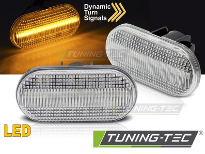 BOČNÍ SMĚROVÁ BÍLÁ LED SEQ pro RENAULT CLIO II / TWINGO II / SCENIC / KANGOO