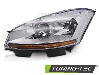 HEADLIGHT CHROME LEFT SIDE TYC fits CITROEN C4 PICASSO 06-10