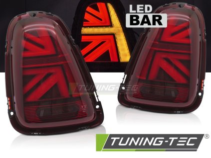 ČERVENÁ LED ZADNÍ SVĚTLA PRO MINI COOPER R56 R57 R58 R59 10-14