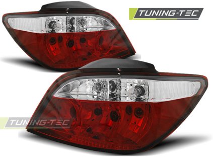 PEUGEOT 307 04.01-07 ČERVENO-BÍLÁ