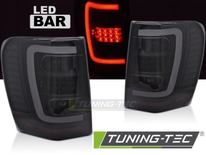 CHRYSLER JEEP GRAND CHEROKEE 99-05.05 ČERNÁ KOUŘOVÁ LED SVĚTLA