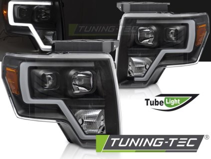 FORD F150 MK12 08-14 TRUBKOVÉ SVĚTLO ČERNÝ