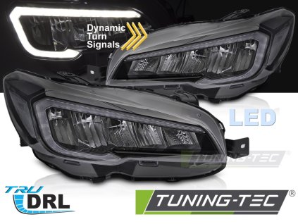 ČERNÝ LED SVĚTLOMET PRO SUBARU WRX 14-22