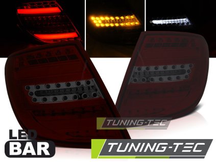 MERCEDES C-KLASA W204 KOMBI 07-10 ČERVENÁ SMOKE LED BAR